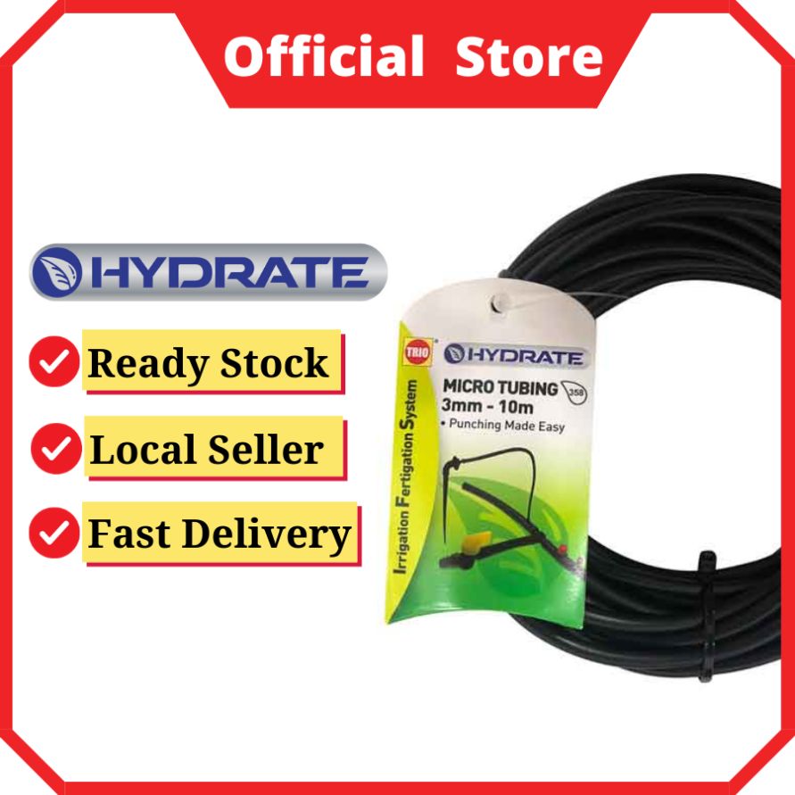 Micro tubing 358 3mm 10m Trio Garden Supplies Sdn Bhd