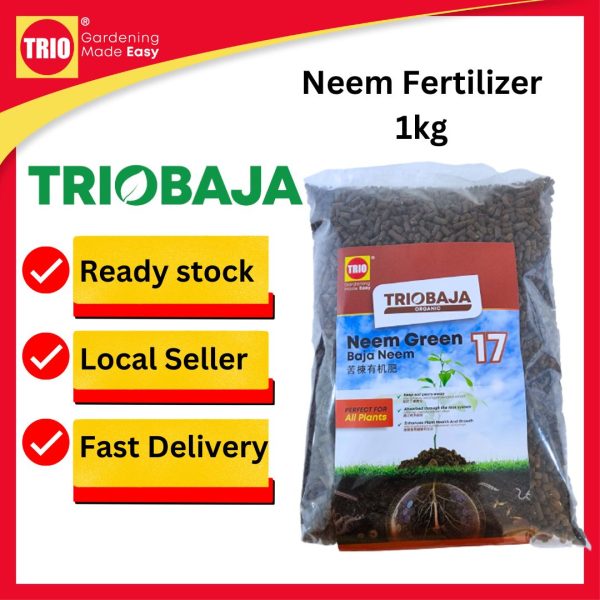 TRIOBaja Neem Green Organic Fertilizer/ TRIOBaja Organik Neem/ 苦楝有机肥 - 1kg